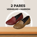 Compre 1 e leve 2 ! Sapatilha Ortopédica em Couro CureLiv® – Conforto incomparável para seus pés